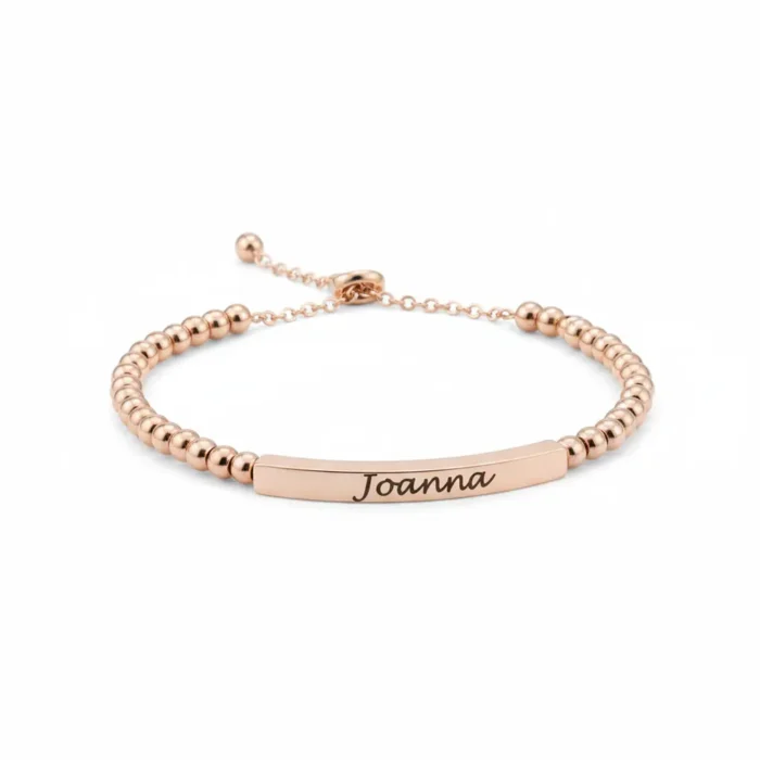 Beaded Bracelet - Rose Gold - Image 7