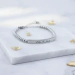 Beaded Bracelet - Silver