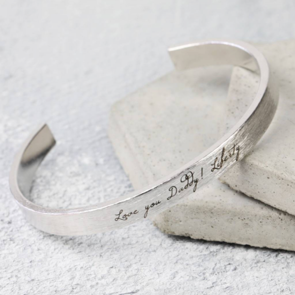 Men’s Engraved Custom Bangle Bracelet - Mygiavelle