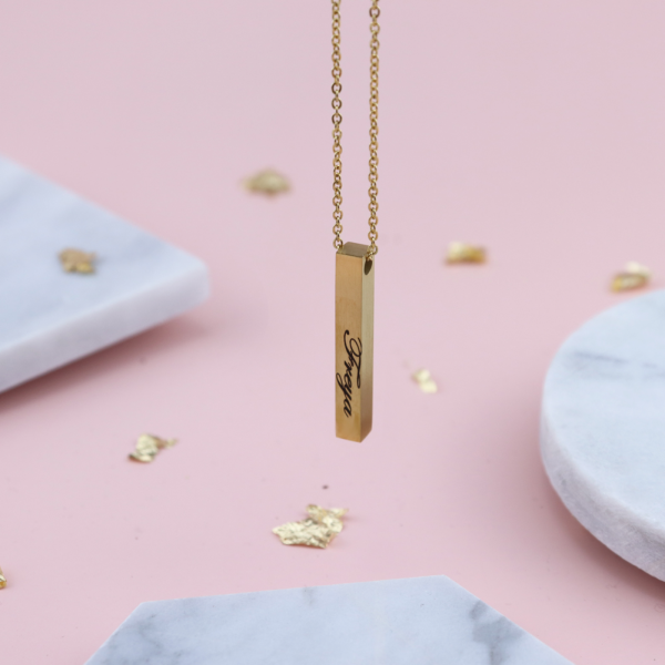 Brushed Bar Necklace - Mygiavelle