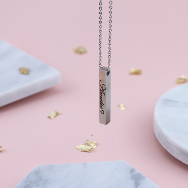 Brushed Bar Necklace - Mygiavelle