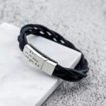 Juhu Leather & Stainless Steel Mens Bracelet - Mygiavelle