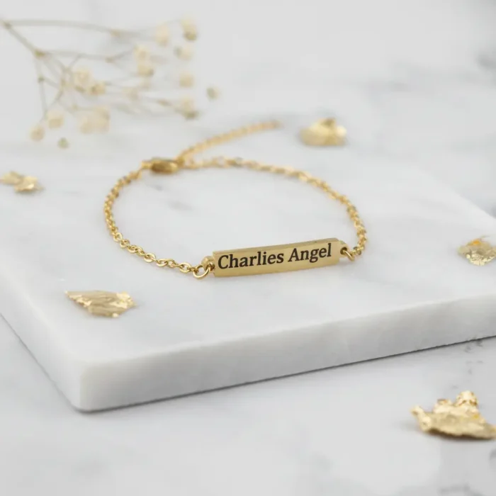 Baby Bar Bracelet 18k - Gold - Image 5