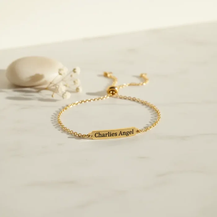 Baby Bar Bracelet 18k - Gold - Image 8