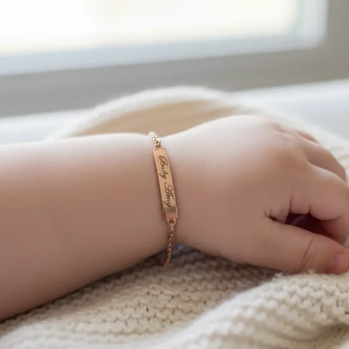 Baby Bar Bracelet 18k - Rose Gold - Image 3