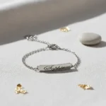 Baby Bar Bracelet 18k - Silver