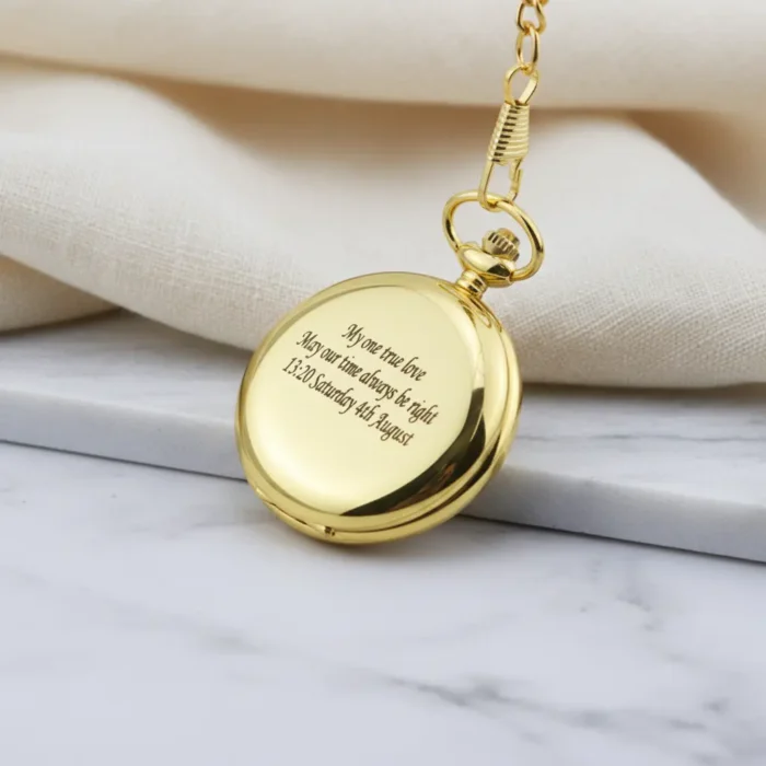 Gold Pocket Watch - Image 8