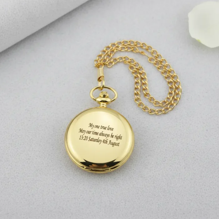 Gold Pocket Watch - Image 4
