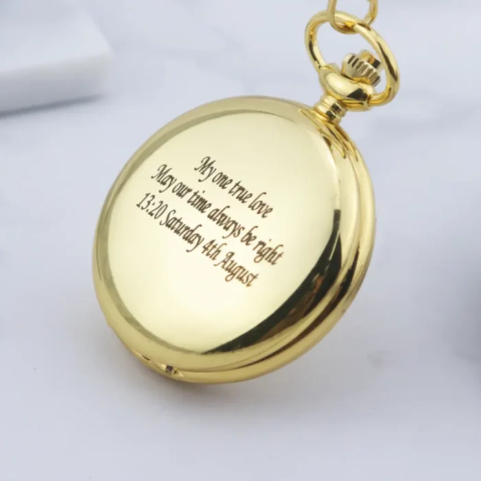 Gold Pocket Watch - Image 5
