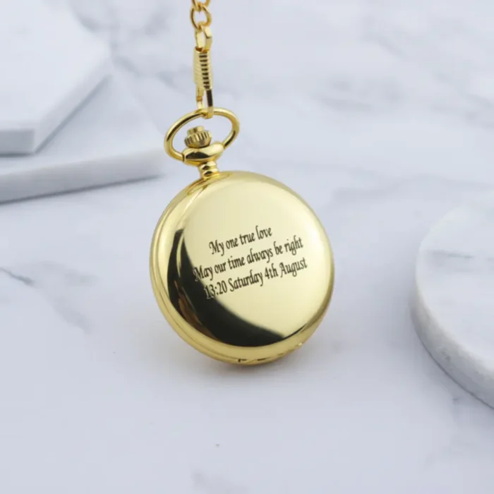 Gold Pocket Watch - Image 7