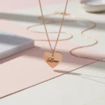 Heart Necklace - Rose Gold