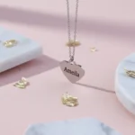 Heart Necklace - Silver