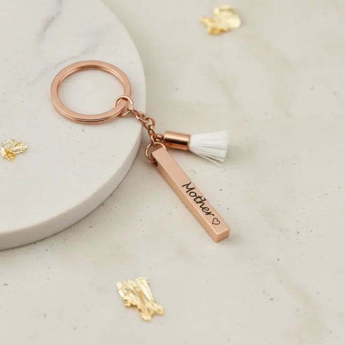Bar Keyring - Rose Gold - Image 7