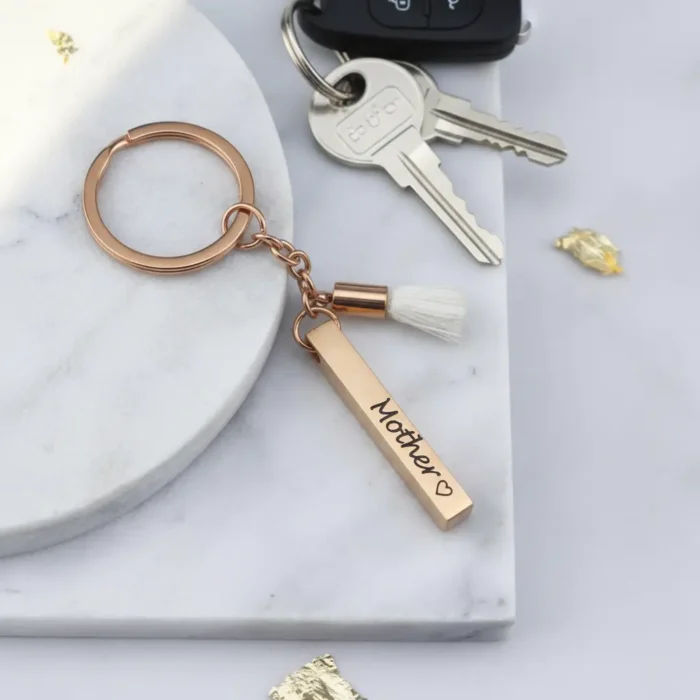 Bar Keyring - Rose Gold - Image 5