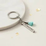 Bar Keyring - Silver