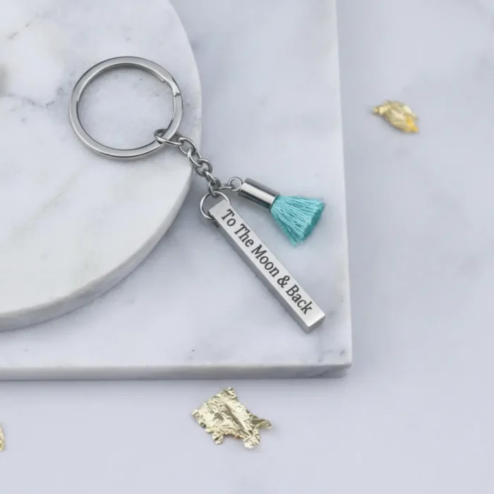 Bar Keyring - Silver - Image 8