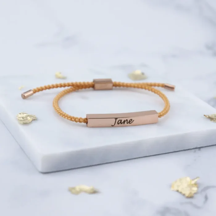 Rope Bracelet - Rose Gold - Image 5