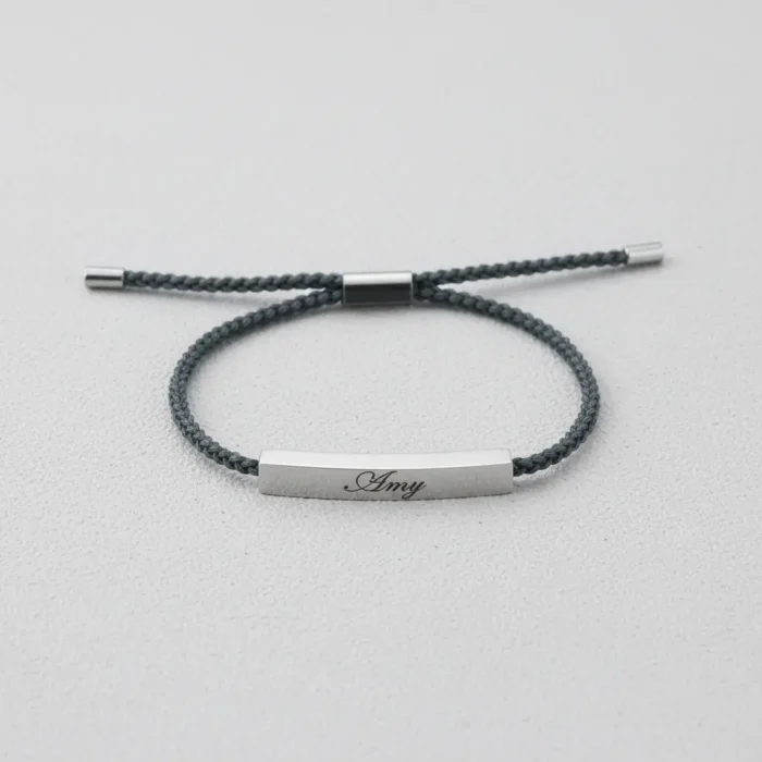 Rope Bracelet - Silver - Image 6