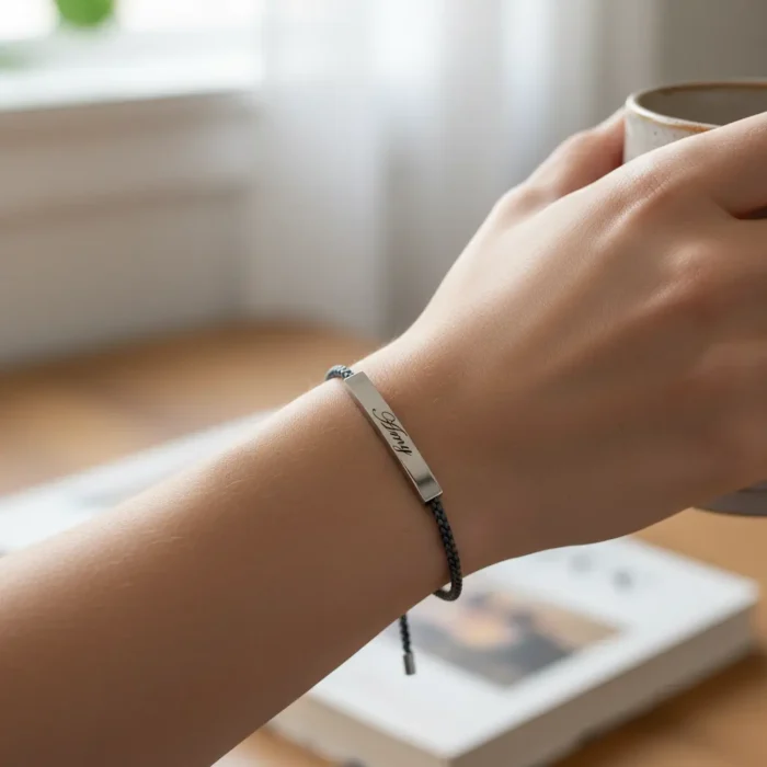 Rope Bracelet - Silver - Image 2