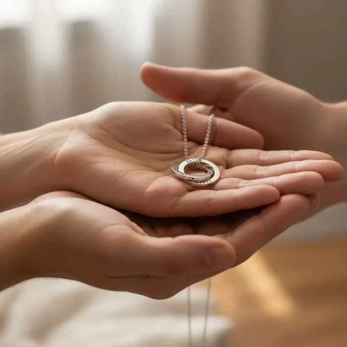 Triple Russian Necklace - Silver - Image 3