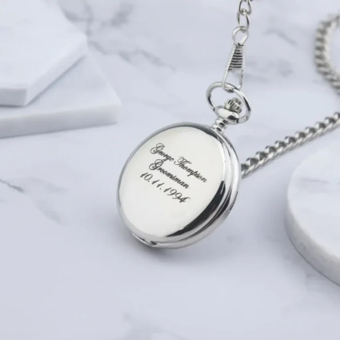 Silver Pocket Watch - Image 5