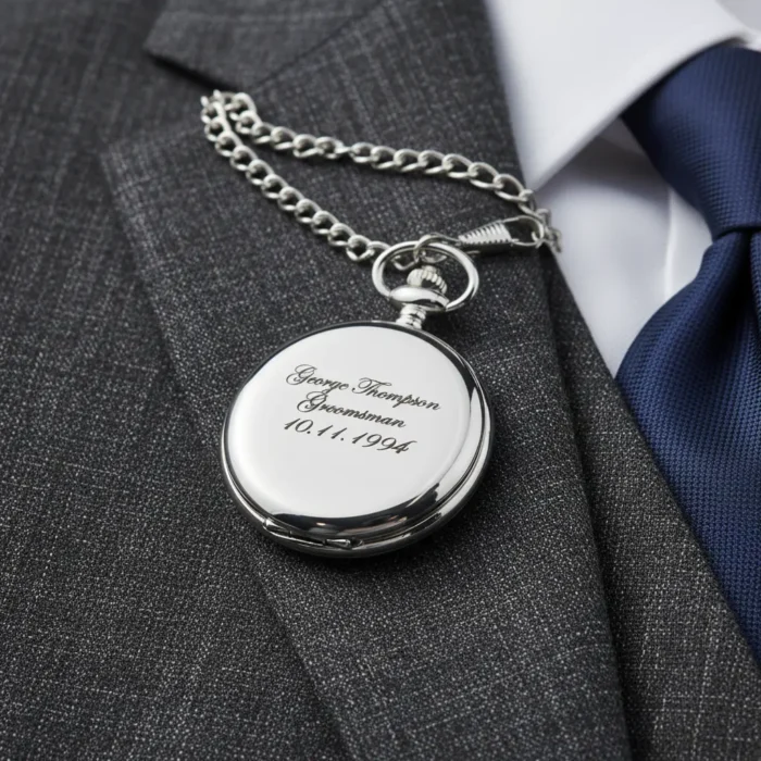 Silver Pocket Watch - Image 6