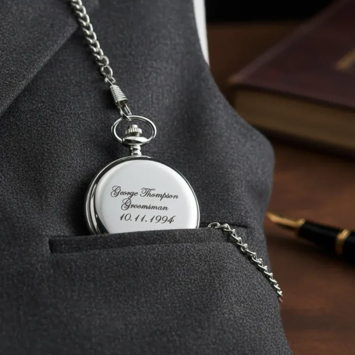 Silver Pocket Watch - Image 2