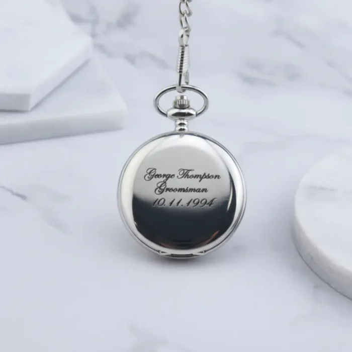 Silver Pocket Watch - Image 8